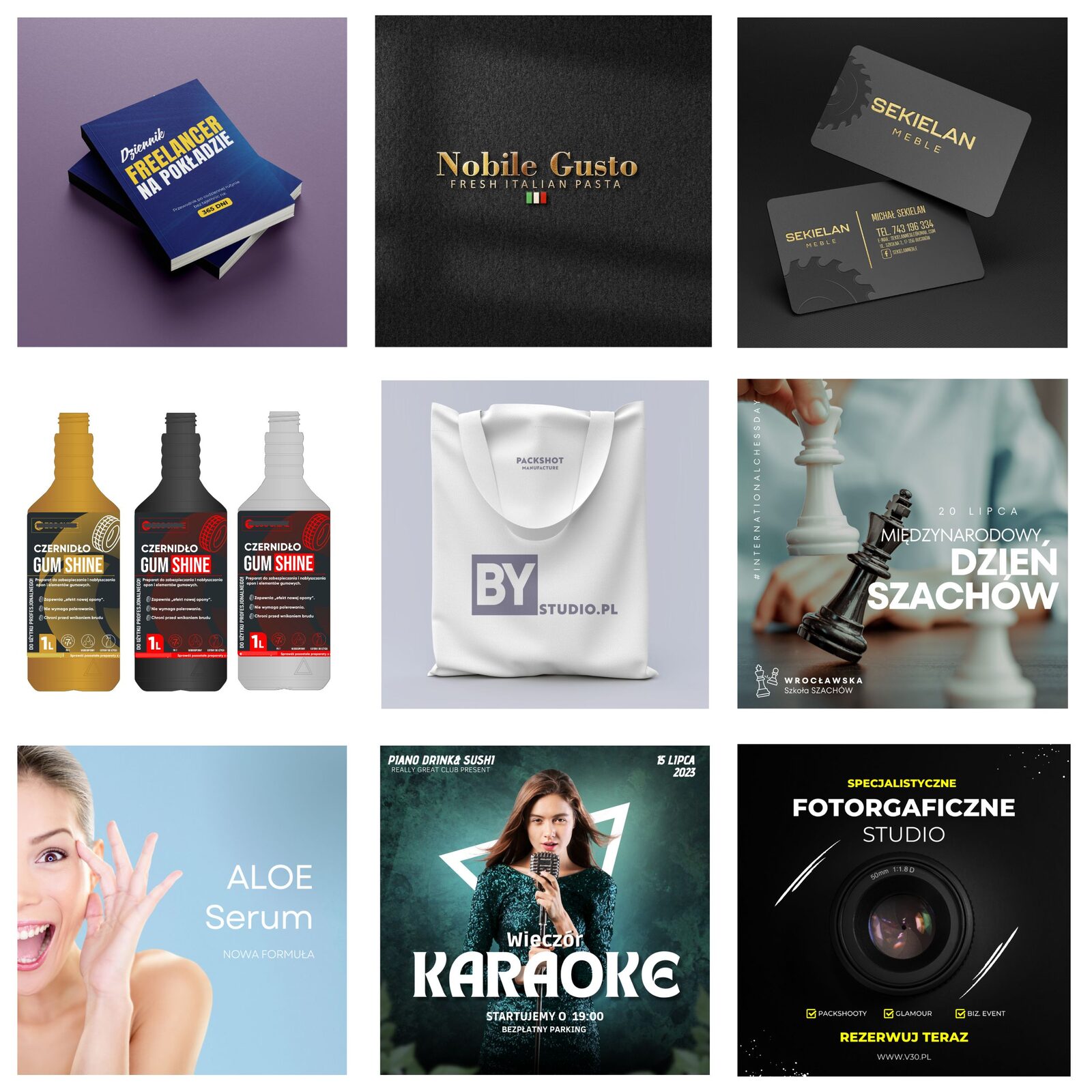 Brand studio - mix realizacji